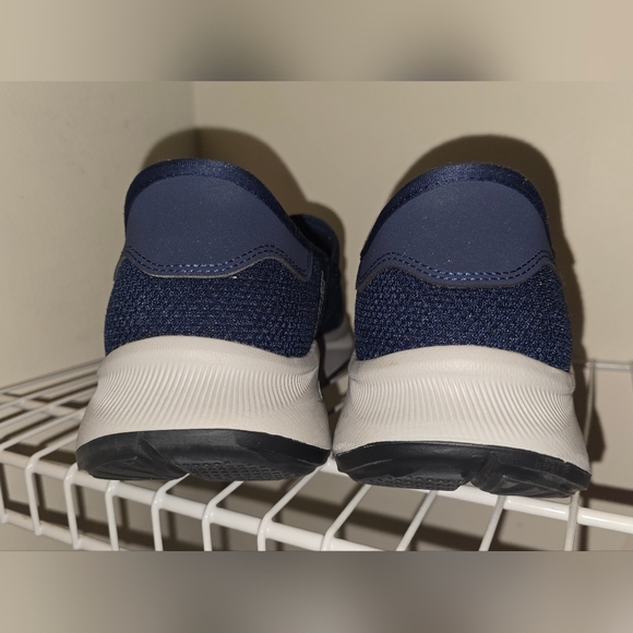 Skechers Men's Navy Hands-free Slip-On Sneakers Size 10 - Picture 5 of 13